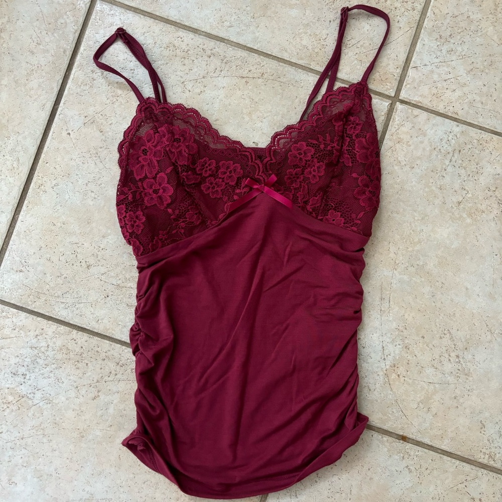 NWOT: SHEIN Lace Tank Top - Size XS